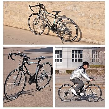 Amazon | ロードバイク 自転車 700C シマノ21段変速 補助